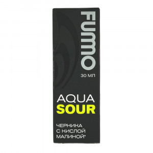 Жидкость Fummo Aqua Sour - Черника с кислой малиной 30мл 20мг