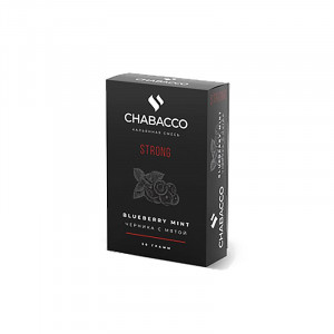 Смесь для кальяна Chabacco STRONG - Blueberry Mint (Черника с мятой) 50г