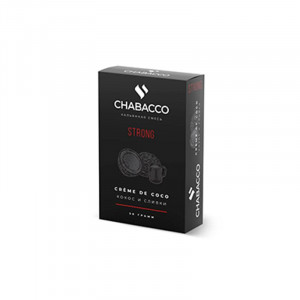 Смесь для кальяна Chabacco STRONG - Creme De Coco (Кокос и сливки) 50г