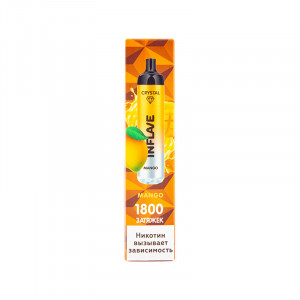 Электронная сигарета INFLAVE CRYSTAL 1800 - Манго