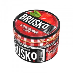 Смесь для кальяна BRUSKO MEDIUM - Клубничный джем 50г