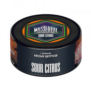Табак для кальяна Must Have - Sour Citrus (Кислый цитрус) 125г