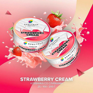 Табак для кальяна Spectrum Classic line - Strawberry Cream (Клубника со сливками) 25г