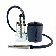 Кальян Pizduk Hookah - LITE Grey-bag 20см (Прозрачная колба)