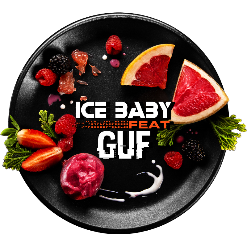 Табак для кальяна Black Burn - Ice Baby (Ягодный сорбет с грейпфрутом) 100г