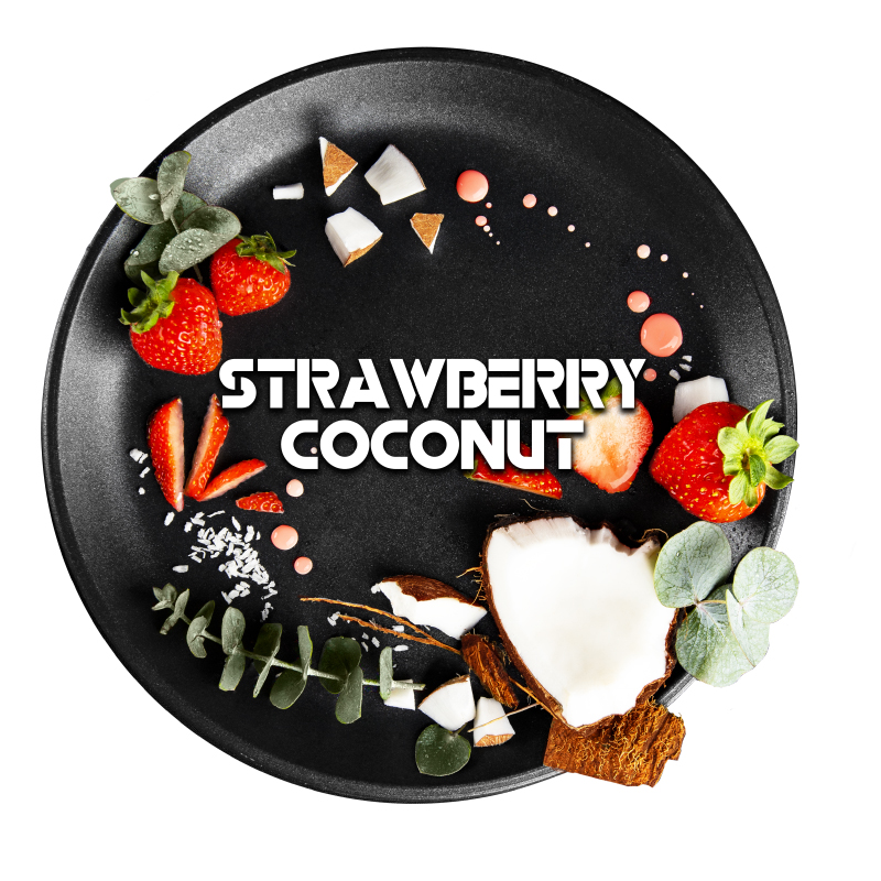 Табак для кальяна Black Burn - Strawberry Coconut (Клубника Кокос) 25г