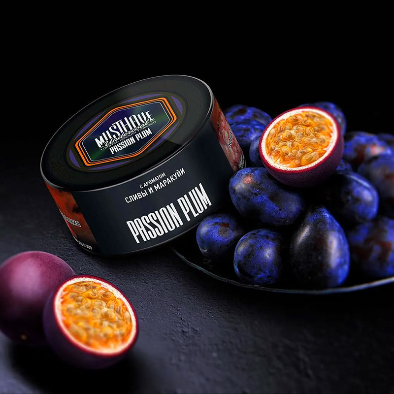 Табак для кальяна Must Have - Passion Plum (Слива Маракуйя) 125г