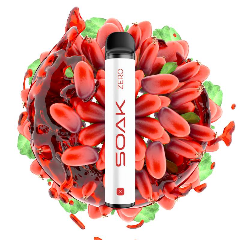Электронная сигарета SOAK X ZERO 1500 - Barberry (Барбарис)
