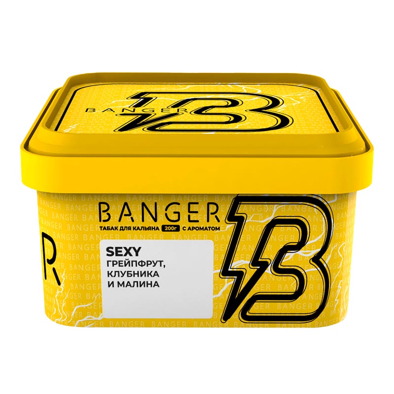 Табак Banger 200г - Sexy (Грейпфрут Клубника Малина)