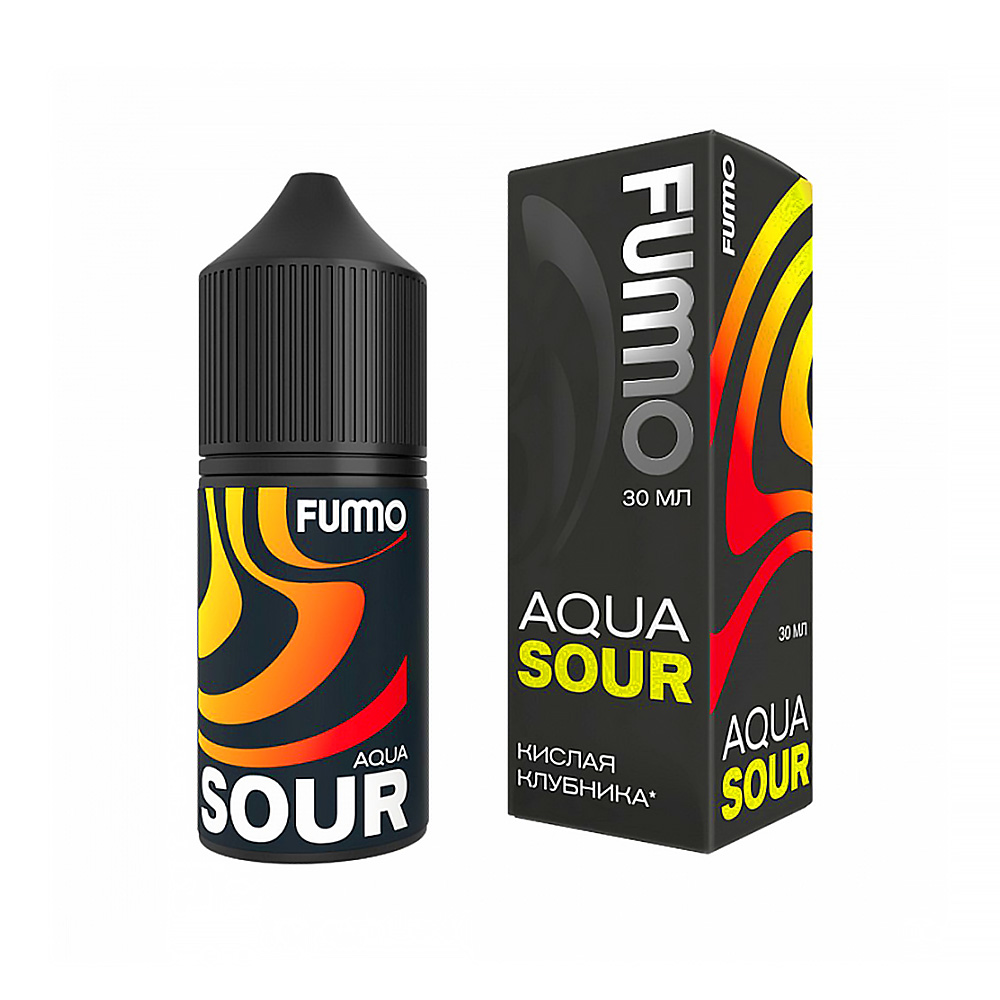 Жидкость Fummo Aqua Sour - Кислая клубника 30мл 20мг