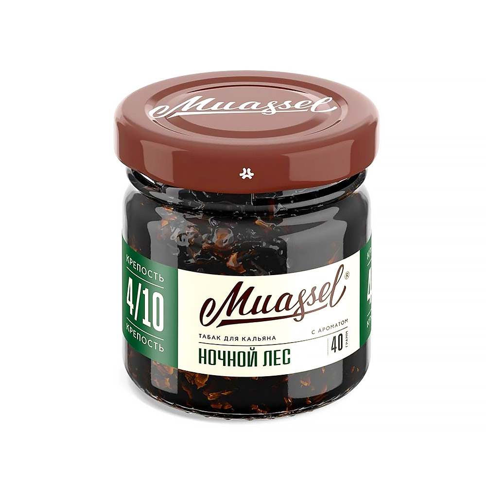 Табак для кальяна Muassel Medium - Ночной лес (Ягоды Хвоя) 40г