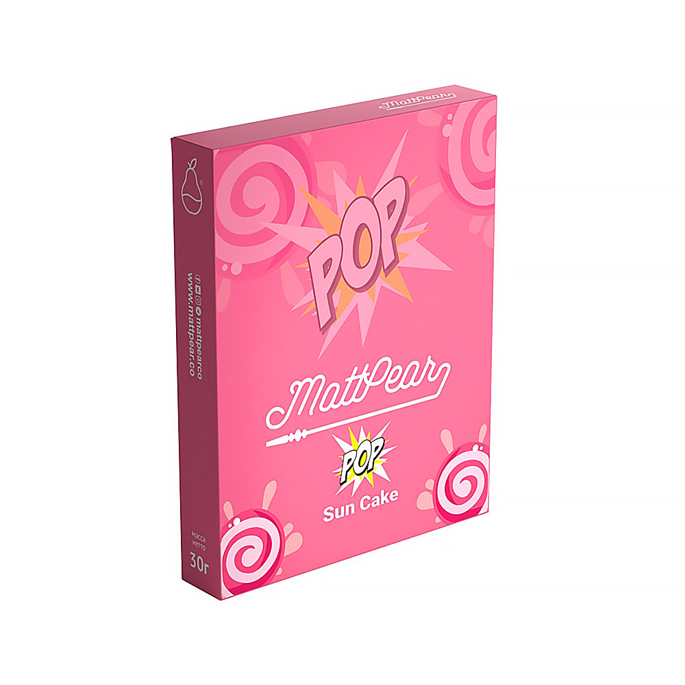 Табак для кальяна Mattpear POP - Sun cake (Апельсиновый фондан) 30г