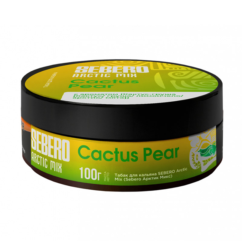 Табак для кальяна Sebero Arctic Mix - Cactus Pear (Кактус Лимончелло Груша Мята Лед) 100г